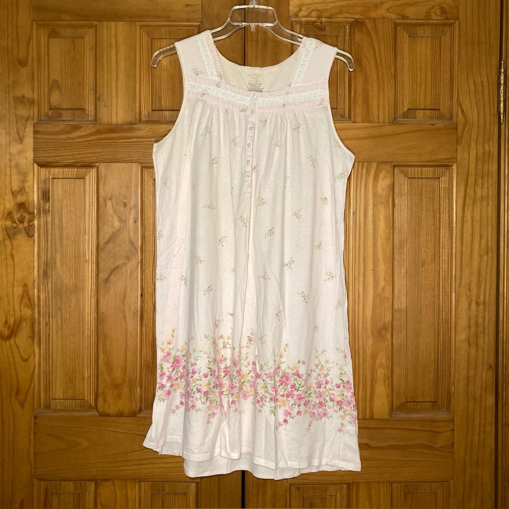 GUC Simply Basic Vintage 90s Nightgown Nightie Midi Pink Size XL Extra Large